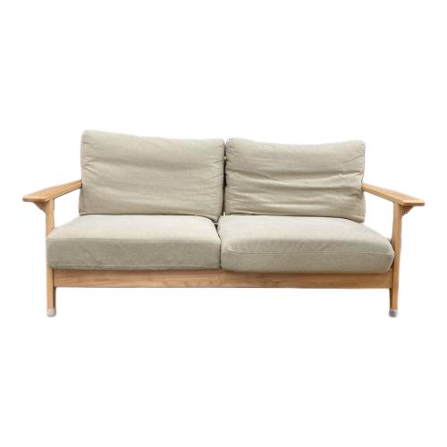 一生紀 (イッセイキ) 3人掛けソファー ナチュラル×アイボリー