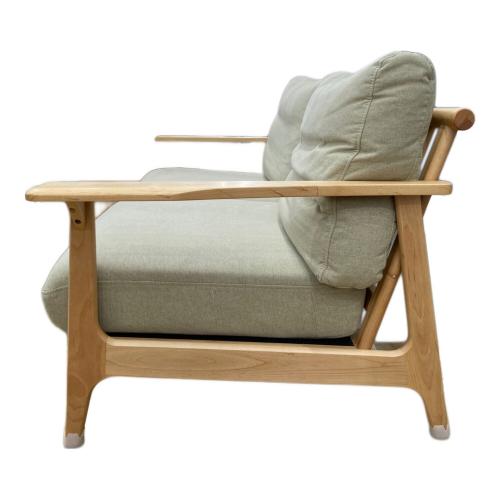 一生紀 (イッセイキ) 3人掛けソファー ナチュラル×アイボリー