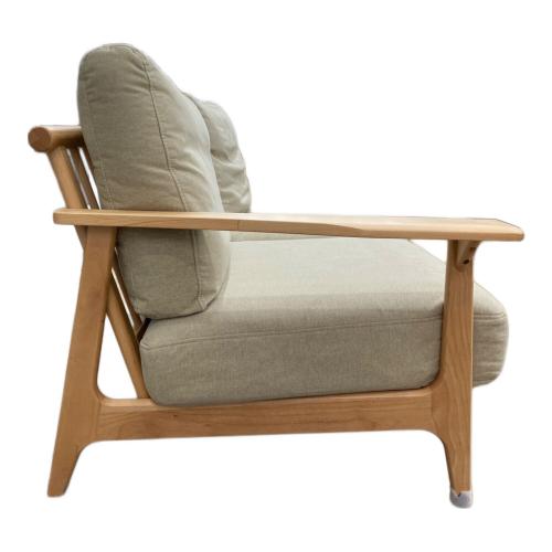 一生紀 (イッセイキ) 3人掛けソファー ナチュラル×アイボリー