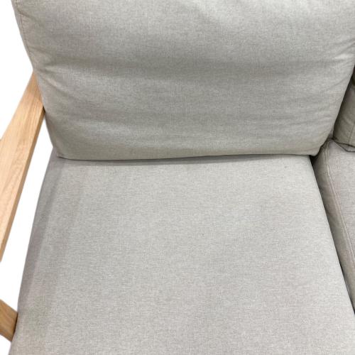 一生紀 (イッセイキ) 3人掛けソファー ナチュラル×アイボリー