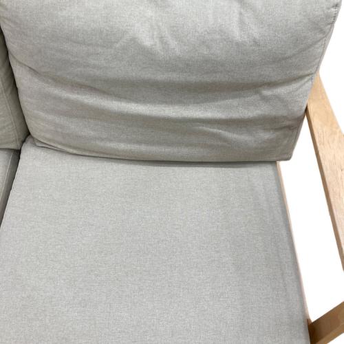 一生紀 (イッセイキ) 3人掛けソファー ナチュラル×アイボリー