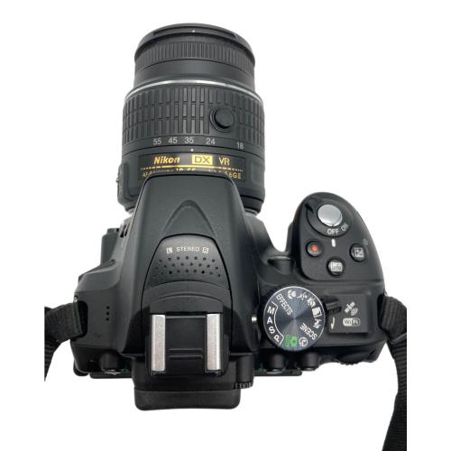 Nikon (ニコン) デジタル一眼レフカメラ レンズ付き D5300 2478万画素(総画素) APS-C 専用電池 最高約5コマ/秒 1/4000～30秒 2113936