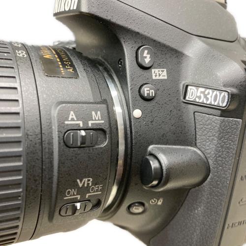 Nikon (ニコン) デジタル一眼レフカメラ レンズ付き D5300 2478万画素(総画素) APS-C 専用電池 最高約5コマ/秒 1/4000～30秒 2113936