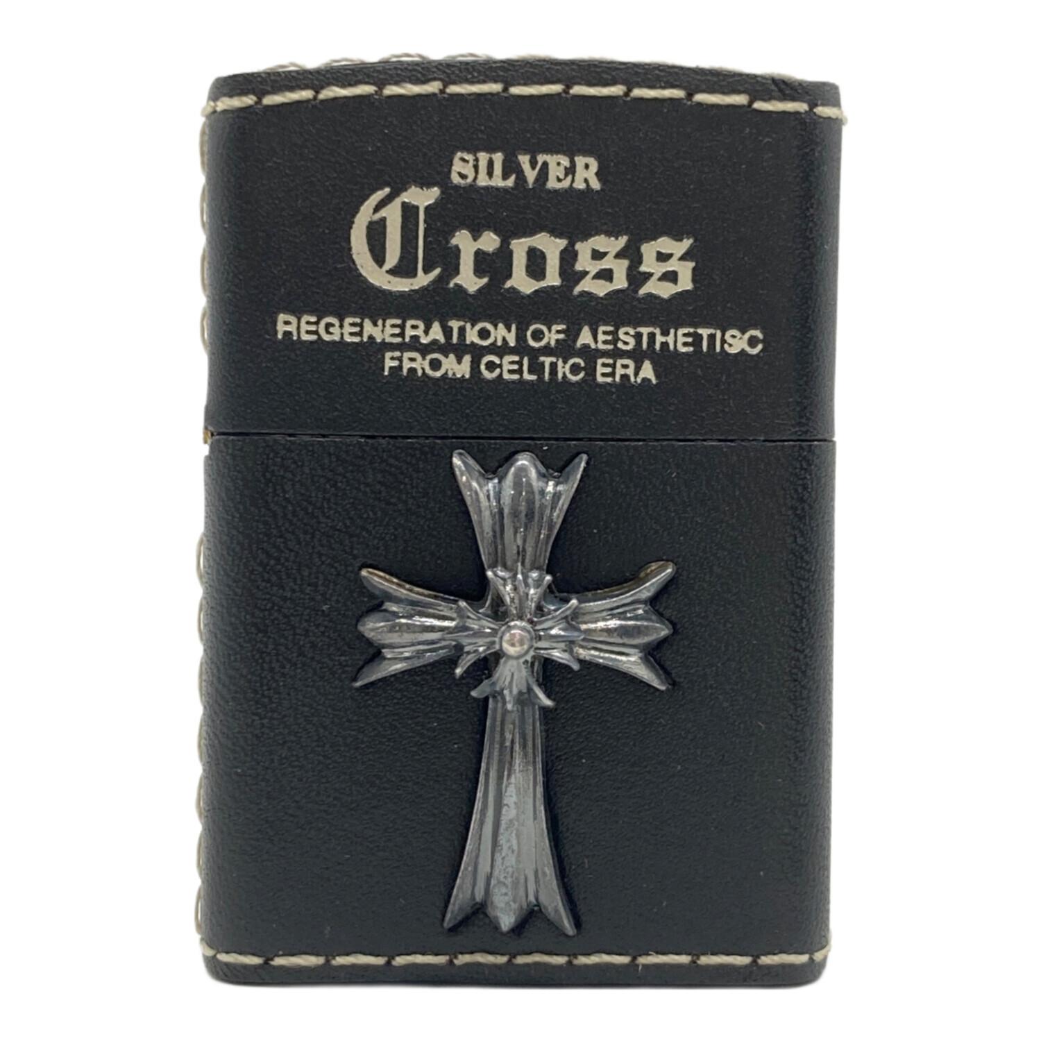ZIPPO SILVER Cross レザー｜トレファクONLINE