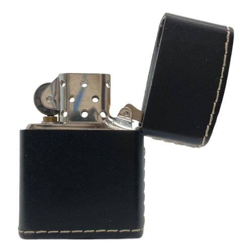 ZIPPO SILVER Cross レザー