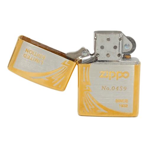 ZIPPO ゴールド×シルバーカラー/LIMITED EDITION/No.0459 1994年製