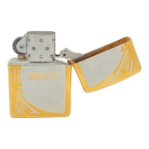ZIPPO ゴールド×シルバーカラー/LIMITED EDITION/No.0459 1994年製