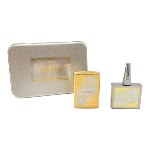 ZIPPO ゴールド×シルバーカラー/LIMITED/No.0142 1993年製