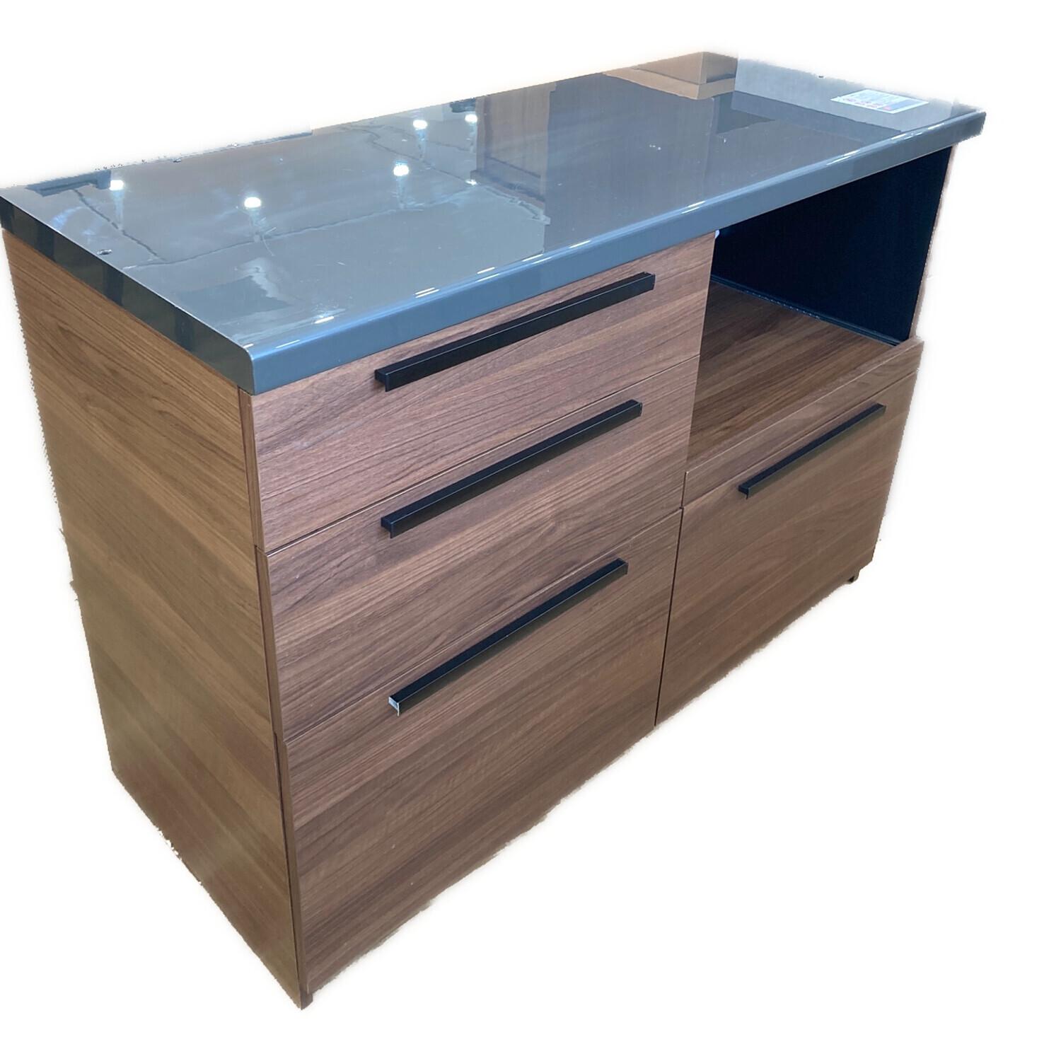 パモウナ Pamouna キッチンカウンター 中古 Pamouna (パモウナ) キッチンカウンター ホワイト 5段｜トレファクONLINE