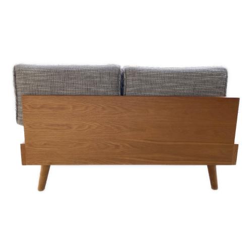 UNICO (ウニコ) 2人掛けソファー ブラウン×グレー アルベロ