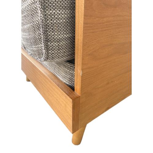 UNICO (ウニコ) 2人掛けソファー ブラウン×グレー アルベロ