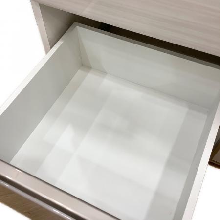 ニトリ キッチンカウンター ホワイト×アイボリー ポスティア90