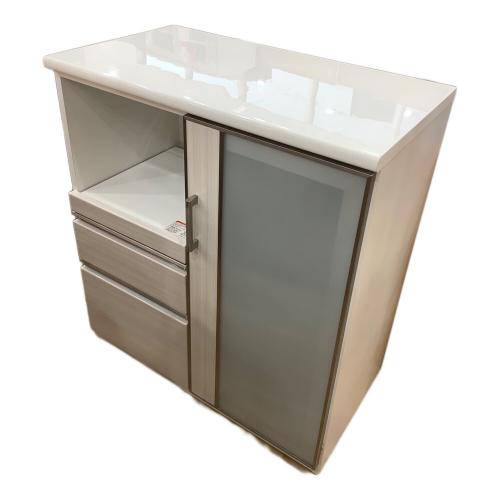 ニトリ キッチンカウンター ホワイト×アイボリー ポスティア90