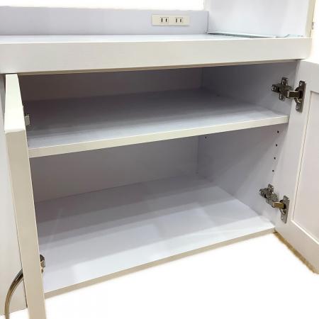 堀田木工所 可動式キッチンカウンター ナチュラル×ホワイト【トレファク上福岡】 キッチンカウンター ホワイト｜トレファクONLINE