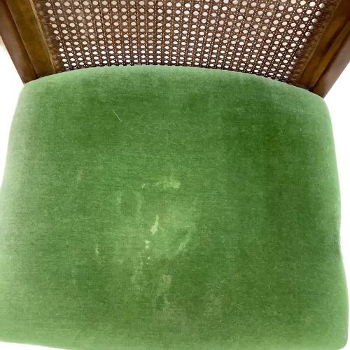 karimoku (カリモク) アームチェアー ブラウン×グリーン コロニアル