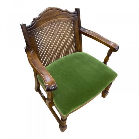 karimoku (カリモク) アームチェアー ブラウン×グリーン コロニアル