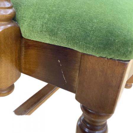 karimoku (カリモク) アームチェアー ブラウン×グリーン コロニアル