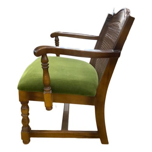 karimoku (カリモク) アームチェアー ブラウン×グリーン コロニアル