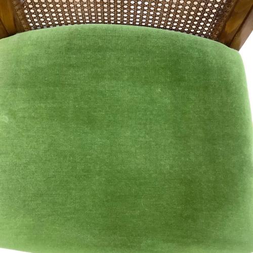 karimoku (カリモク) アームチェアー ブラウン×グリーン コロニアル