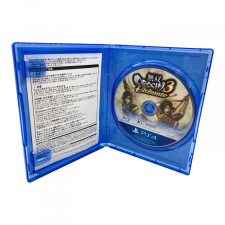 PlayStation3＋ソフト4本 無双OROCHI3 Ultimate/PS4/PLJM16553/C 15才以上対象 Playstation4用