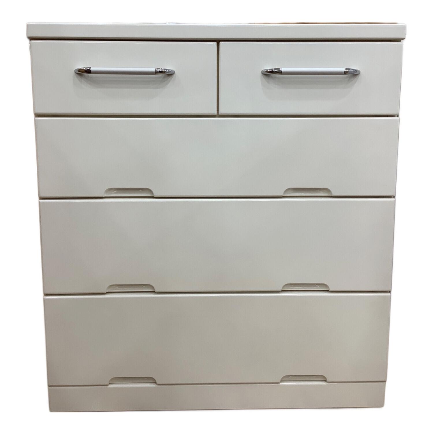 【あと2日！】ニトリ／ホワイト4段チェスト シンプル あと2日！】ニトリ／ホワイト4段チェスト シンプル あと2日！】ニトリ