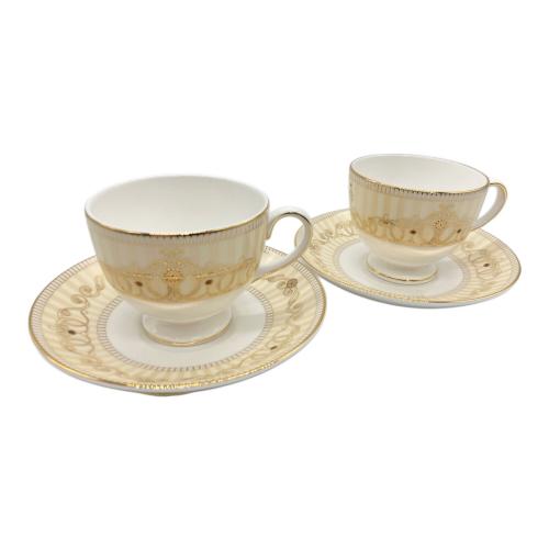 Wedgwood (ウェッジウッド) カップ&ソーサー ホワイト×ゴールド アレクサンドラ・シャンパン