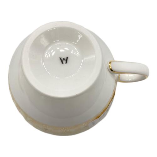 Wedgwood (ウェッジウッド) カップ&ソーサー ホワイト×ゴールド アレクサンドラ・シャンパン