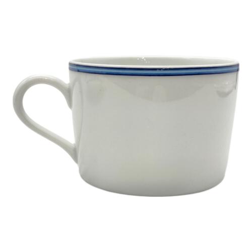 HERMES (エルメス) カップ&ソーサー ホワイト×ブルー シェーヌダンクル