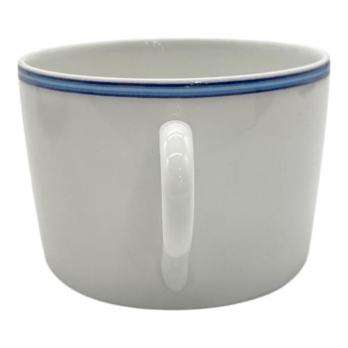 HERMES (エルメス) カップ&ソーサー ホワイト×ブルー シェーヌダンクル