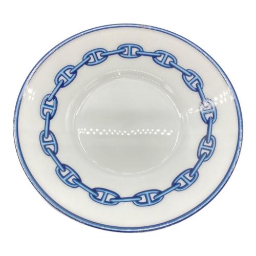 HERMES (エルメス) カップ&ソーサー ホワイト×ブルー. シェーヌダンクル