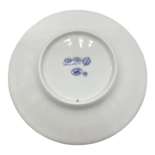 HERMES (エルメス) カップ&ソーサー ホワイト×ブルー. シェーヌダンクル