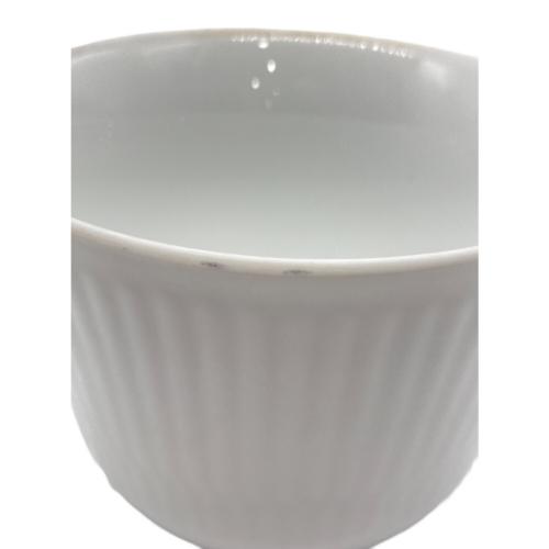ROYAL COPENHAGEN (ロイヤル・コペンハーゲン) カップ&ソーサー 茶バミ有 ホワイトフルーテッド・プレイン