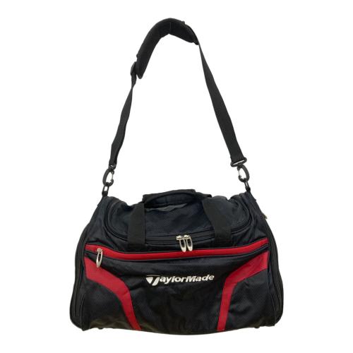 TaylorMade (テーラーメイド) ゴルフミニボストンバッグ ストラップ付 レッド×ブラック