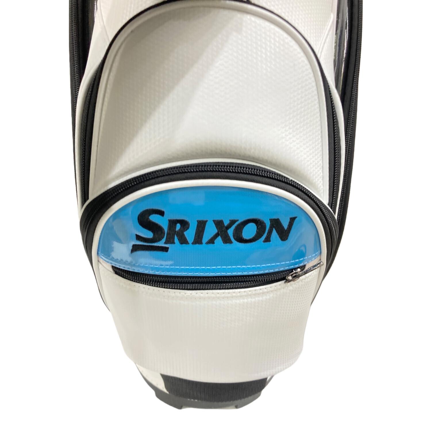 SRIXON (スリクソン) キャディバッグ ホワイト×スカイブルー