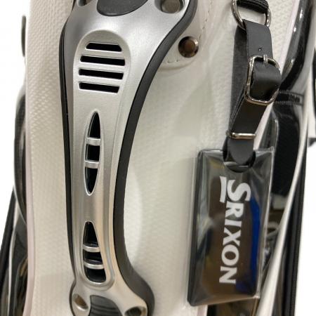 Srixon キャディバッグ ホワイト SRIXON (スリクソン) キャディバッグ ホワイト×スカイブルー