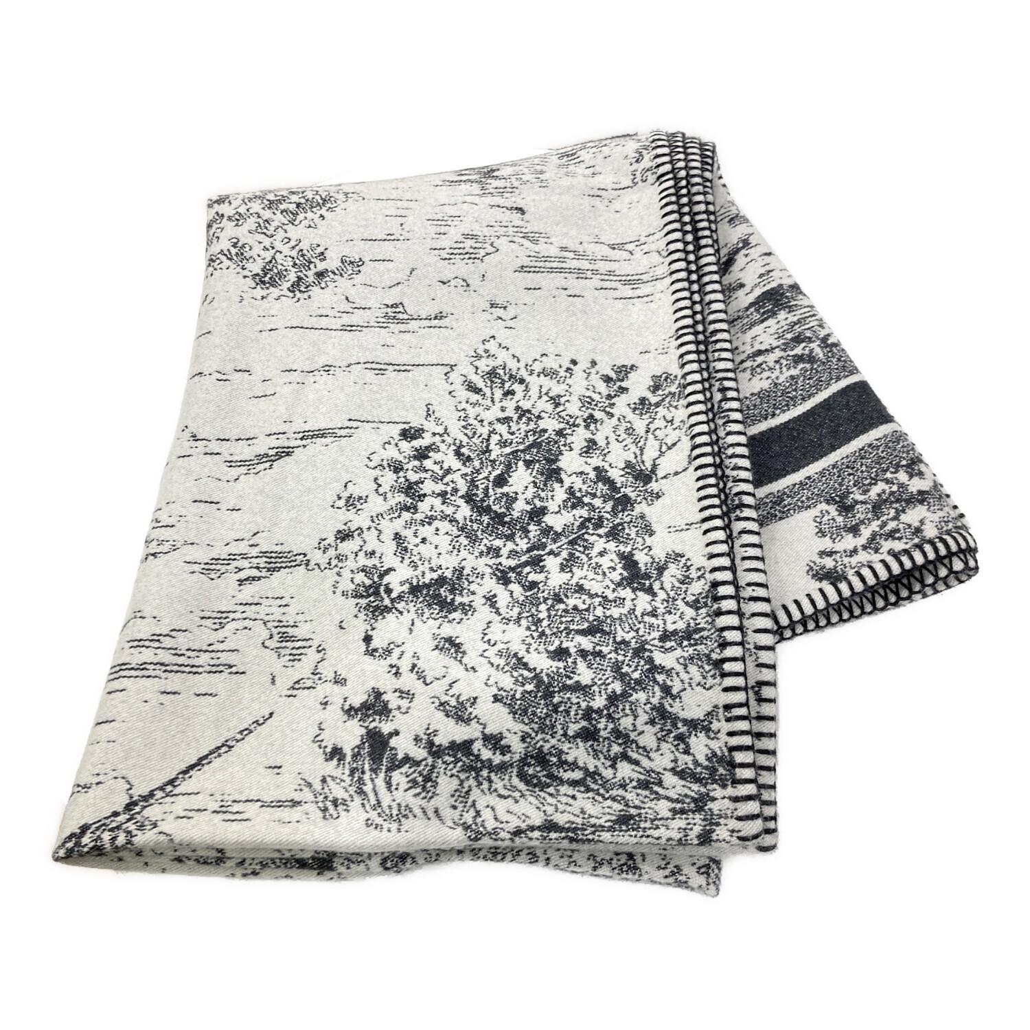 Christian Dior (クリスチャン ディオール) 大判ブランケット毛布 シミ