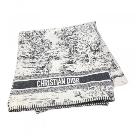 Christian Dior (クリスチャン ディオール) 大判ブランケット毛布 シミ