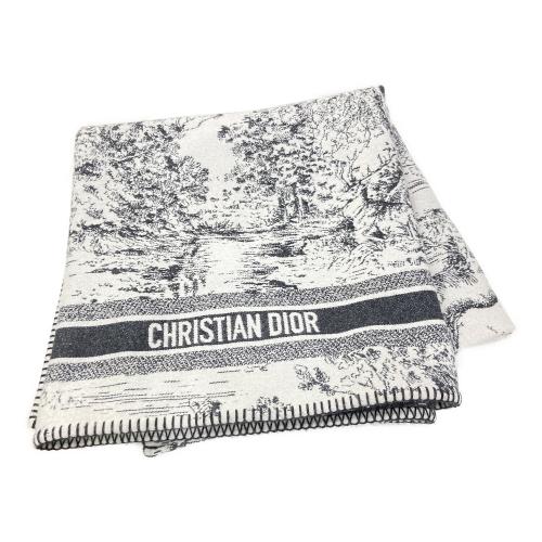 Christian Dior (クリスチャン ディオール) 大判ブランケット毛布 シミ・ヨゴレ有/51NOE350ISPE