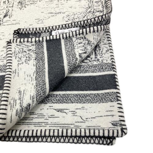 Christian Dior (クリスチャン ディオール) 大判ブランケット毛布 シミ・ヨゴレ有/51NOE350ISPE