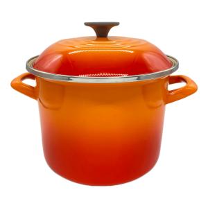LE CREUSET (ルクルーゼ) 両手鍋 20cm オレンジ キャセロール
