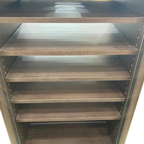 ハヤミ工産 タテ型オーディオラック ブラウン