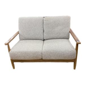 ニトリ 2人掛けソファー ブラウン×グレー