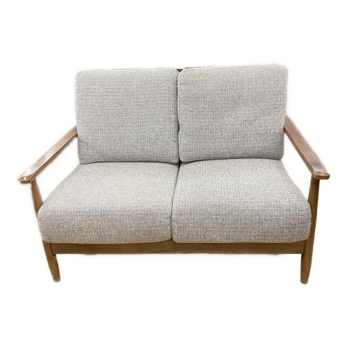 ニトリ 2人掛けソファー ブラウン×グレー