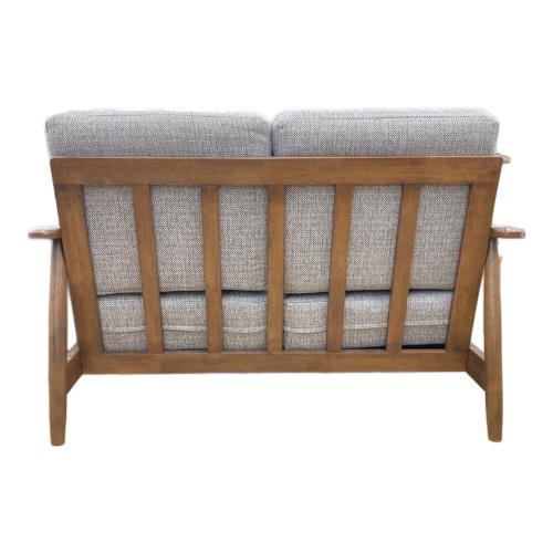 ニトリ 2人掛けソファー ブラウン×グレー