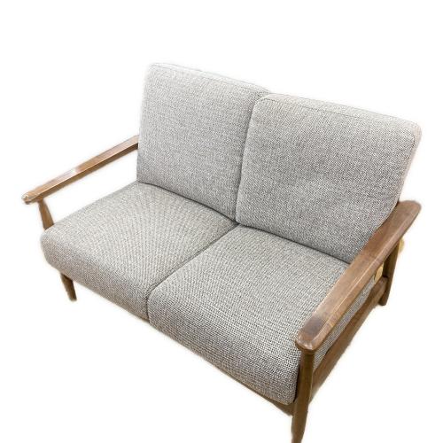 ニトリ 2人掛けソファー ブラウン×グレー