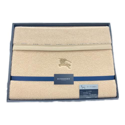 BURBERRY LONDON (バーバリーロンドン) ウール毛布 ウール100％ シングル(幅140×長さ200cm)