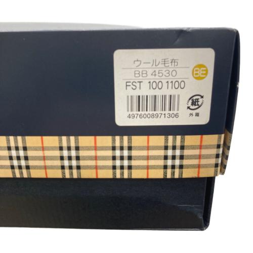 BURBERRY LONDON (バーバリーロンドン) ウール毛布 ウール100％ シングル(幅140×長さ200cm)