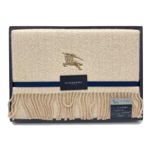 BURBERRY LONDON (バーバリーロンドン) ウール膝掛け ウール100％ 65×120cm