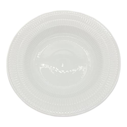 ROYAL COPENHAGEN (ロイヤル・コペンハーゲン) ディーププレート 21cm ホワイトフルーテッド