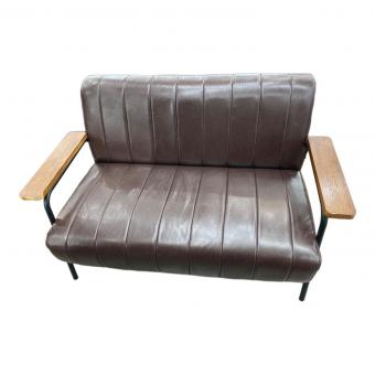 2人掛けソファー ブラウン